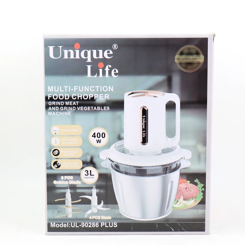 خردکن دوکاسه یونیک لایف مدلul90286plus